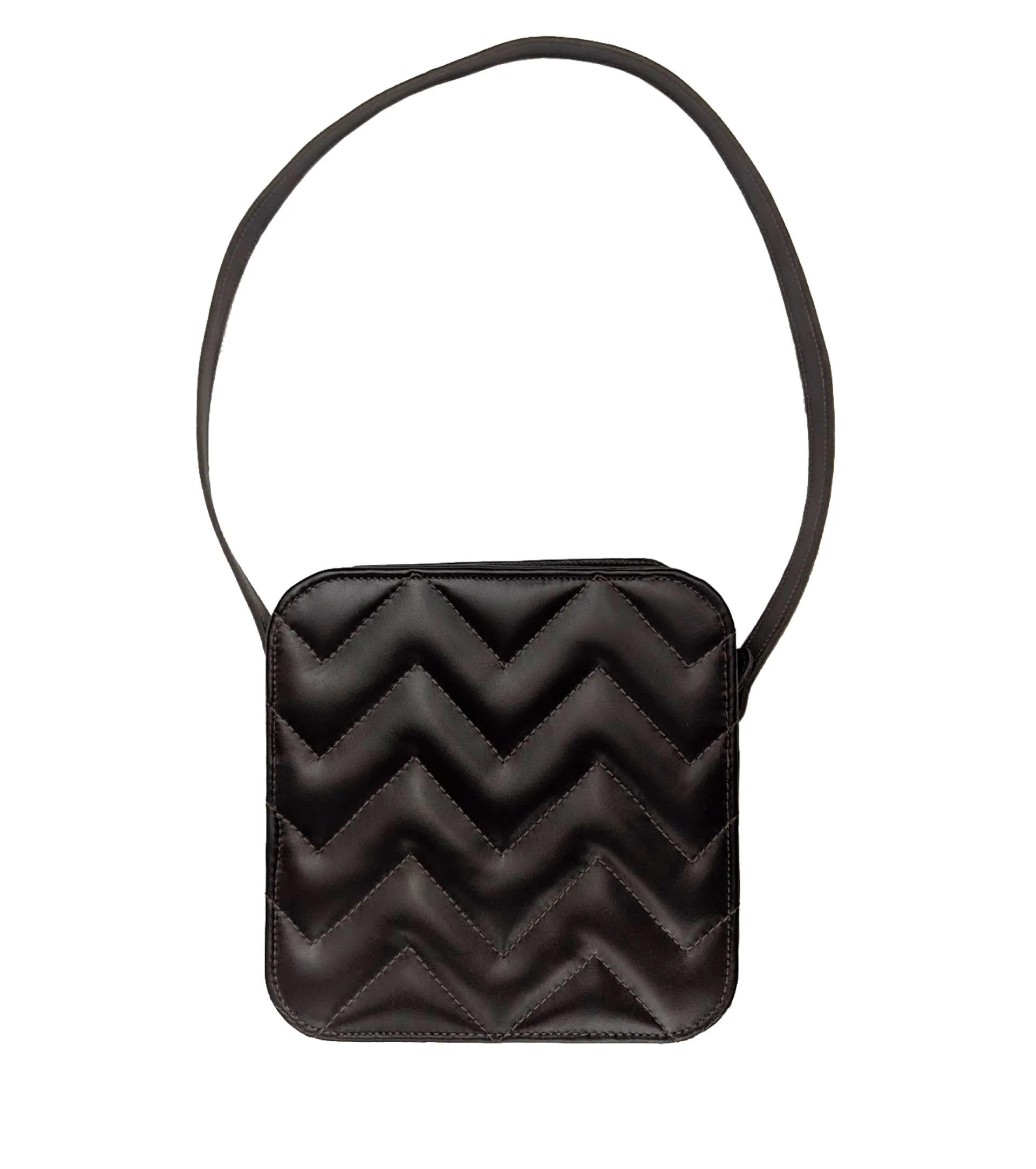 Hand-made quilted leather bag