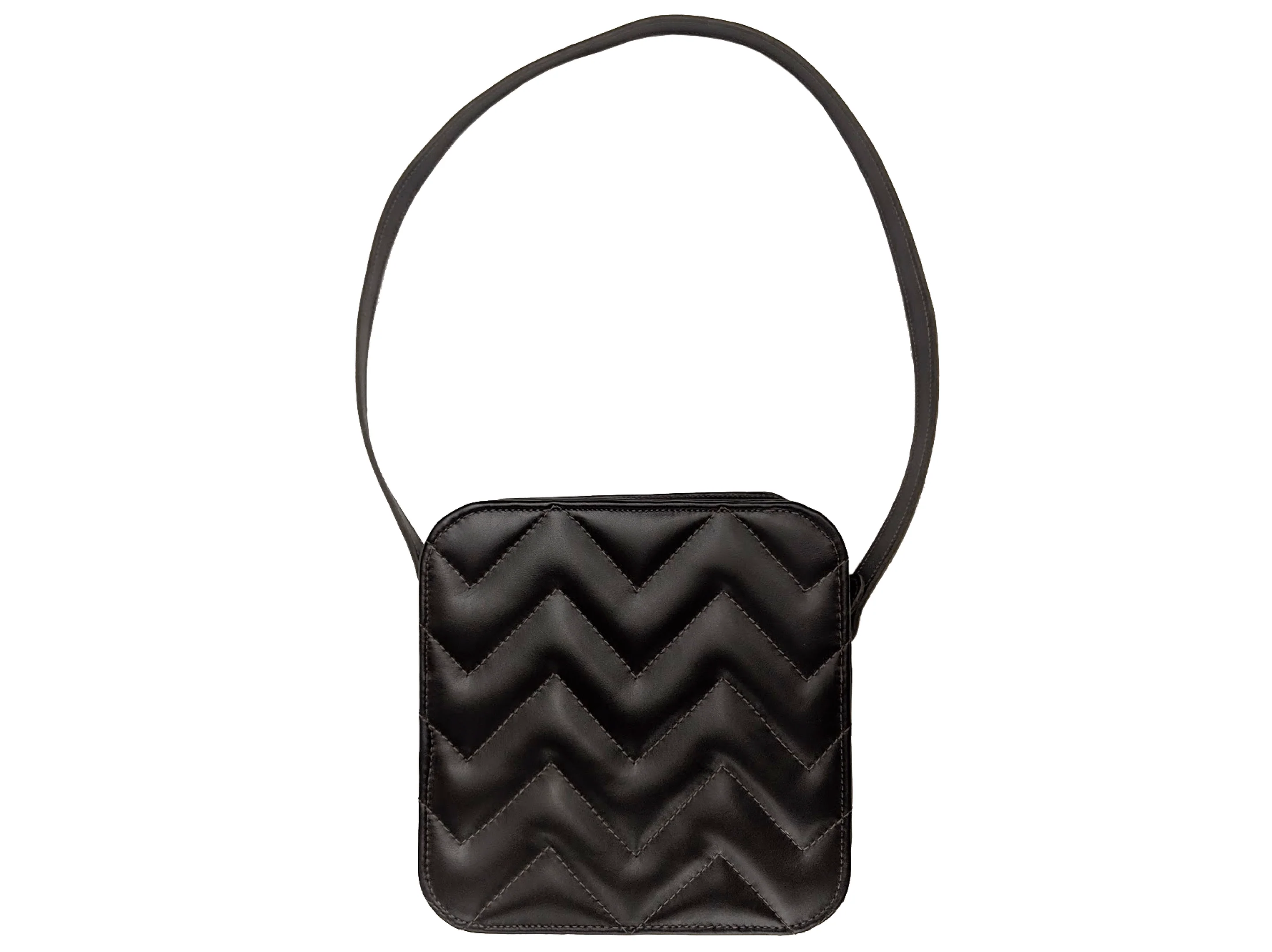 Hand-made quilted leather bag